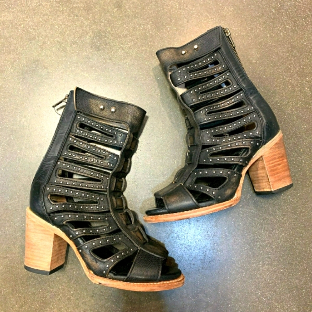 Freebird by Steven Black Gladiator Heeled Sandals